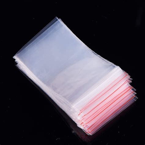 Buy Arthom Pcs Small Plastic Resealable Zipper Bags Clear Poly