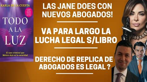 Las Jane Does Con Nuevos Abogados Libro De Karla De Lacuesta Vs