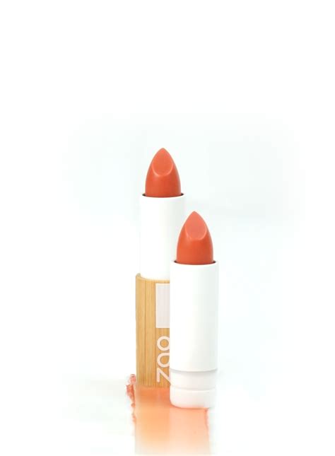 Make Up Lippen Lipcare ZAO Color Repulp Balm Orange Nude Bamboe