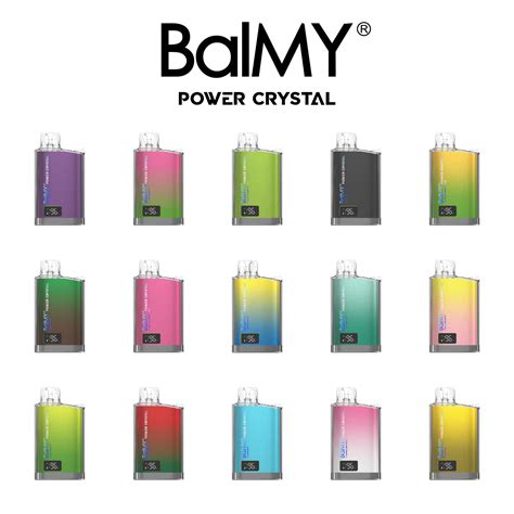 2024 Balmy Power Crystal 8000 Puff E Cig OEM Disposable Eclectronic