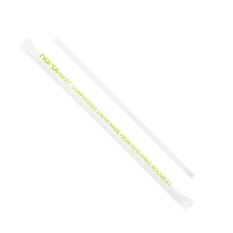 Karat Earth 775 Jumbo Clear Pla Straws