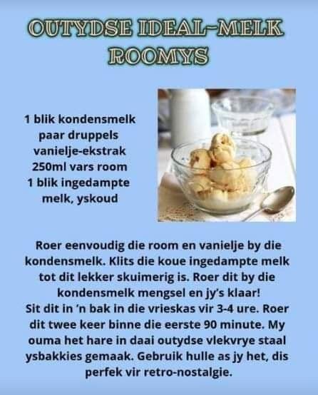 Outydse Ideal Melk Roomys