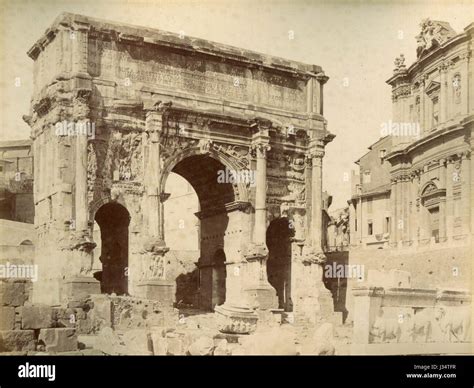 Arch of Septimius Severus, Rome, Italy Stock Photo - Alamy