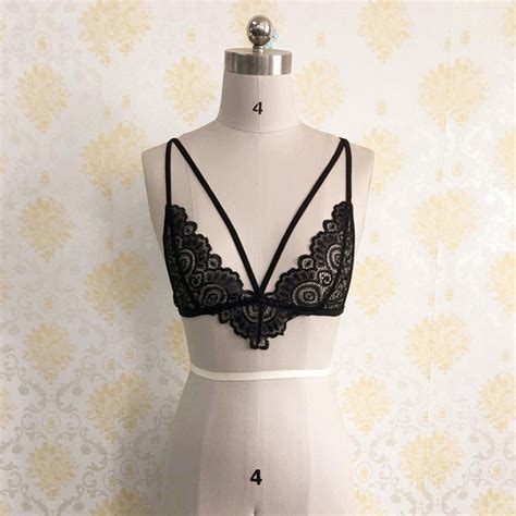 Underwear Photno Women Lace Floral Bralette Bralet Bra Bustier Crop