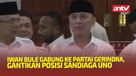 IWAN BULE GABUNG KE PARTAI GERINDRA GANTIKAN POSISI SANDIAGA UNO YouTube