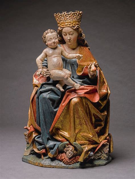 Virgin And Child Enthroned Relief Sothebys L18233lot9zr86en St