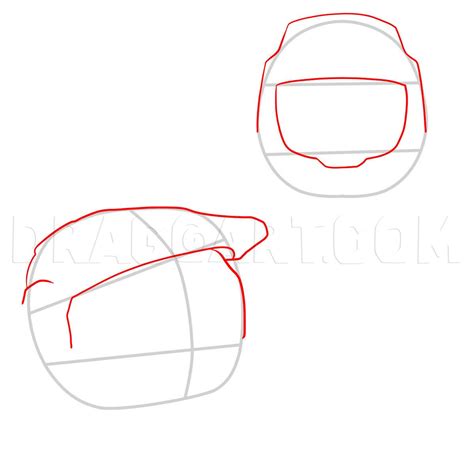 How To Draw A Halo Helmet Step By Step Drawing Guide By Dawn