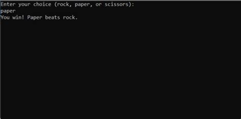 Rock Paper Scissors How To Make Rock Paper Scissors In C