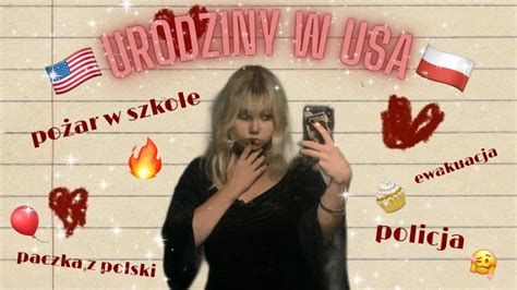 pożar i ewakuacja szkoły urodziny na wymianie w USA YouTube