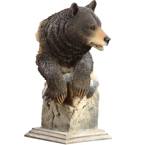 Black Bear Sculpture Handful Joe Slockbower