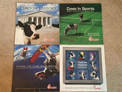 Chick Fil A Calendars 2000 2017 1889072639