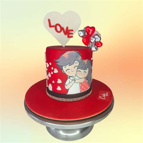 Cuddly Love Anniversary 1 Kg Theme Cake by cs | Send Cakes to Chennai ...