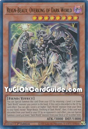 Yu Gi Oh Reign Beaux Overking Of Dark World