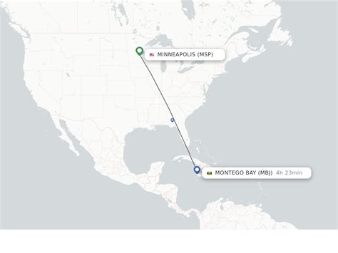 Direct Non Stop Flights From Minneapolis To Montego Bay Schedules