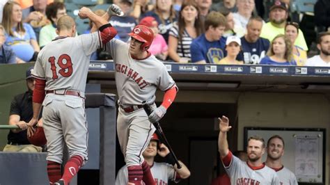 Cincinnati Reds First Baseman Joey Votto Continues Mvp Chase