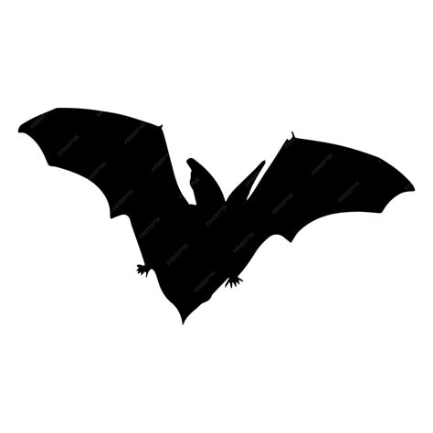 Premium Vector Bat Silhouette Isolated Black On White Background