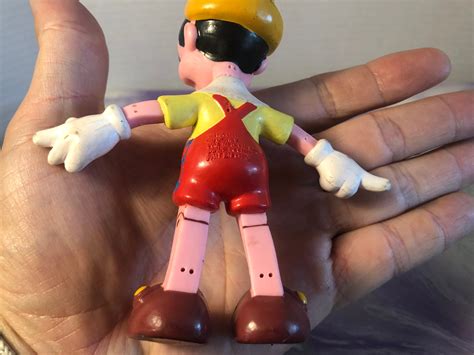 Vintage Large Disney Pinocchio Disney Bendable Figure Pvc Etsy