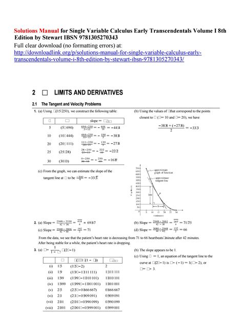 Solutions Manual For Single Variable Calculus Early Transcendentals Volume I 8th Edition By