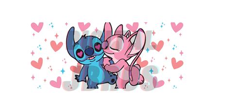 Stitch & Angel Love - Etsy