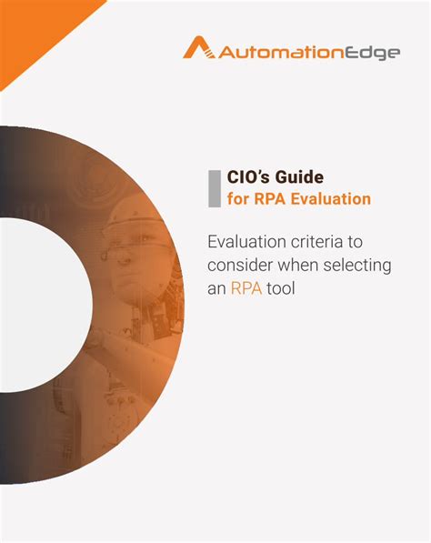 PDF Evaluation Criteria To Consider When Selecting An RPA Tool