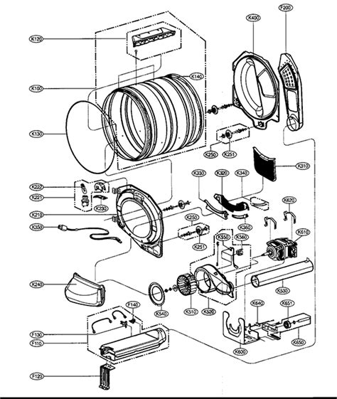 Lg Electric Dryer Parts