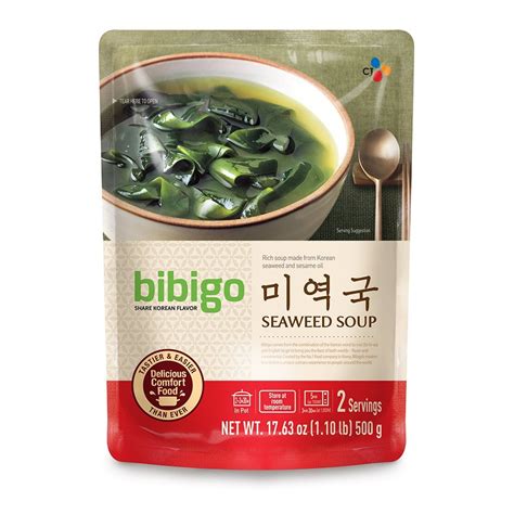 Bibigo Korean Seaweed Soup Miyeok Guk Ready To Eat 17 Ounce 1 Pack