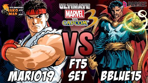 UMVC3 Parsec FT5 Set Mario19 VS Bblue15 YouTube