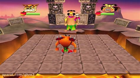 Crash Bash Walkthrough Boss 1 HD 200 Warp Room 1 Papu Papu