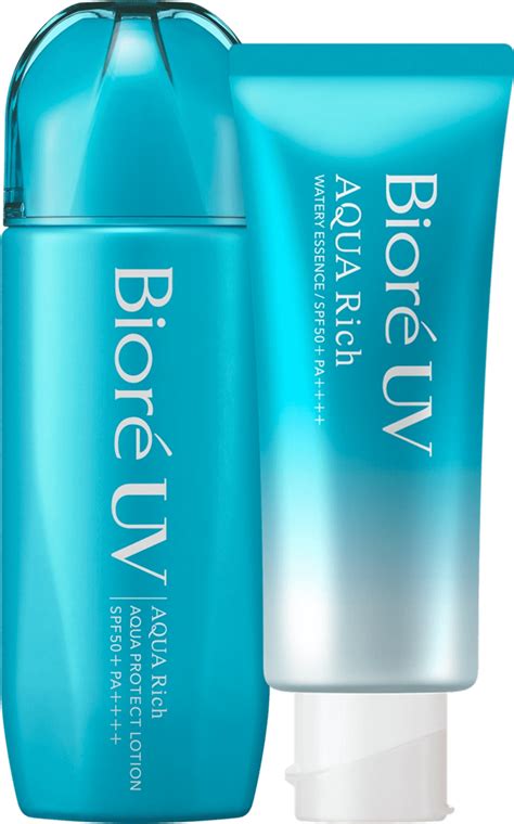 Kit Bioré UV Aqua Rich Watery Essence FPS 50 Beleza Na Web PRO Pro