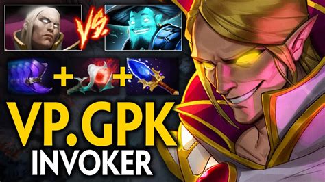 Amazing Gameplay Vp Gpk Invoker Vs Storm Spirit Mid Perfect