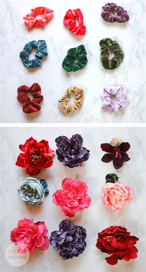 Flower Hair Scrunchies For The Vsco Girl Alpha Mom