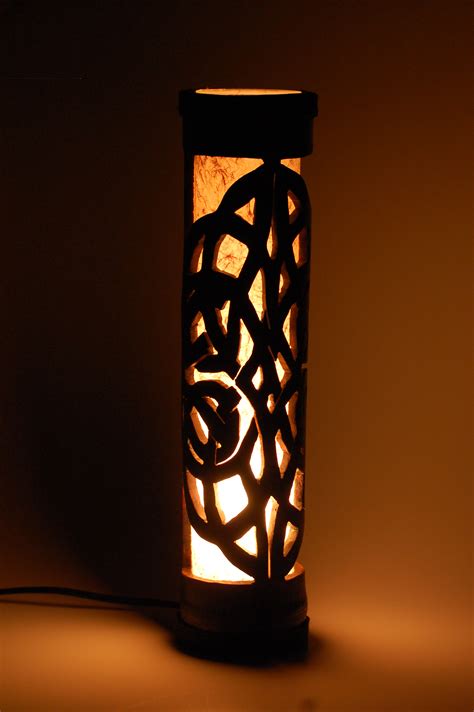 Handmade designer bamboo lamps and accessories for interior decoration ...