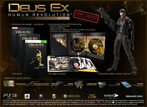 Deus Ex Human Revolution Gets A Collectors Edition Rpg Site