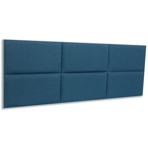 Cabeceira Queen Linho X Cama Box Modulada Retangular Azul