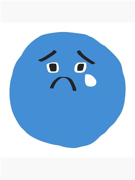 "cute crying emoji sticker" Poster for Sale by imsocoolanh | Redbubble