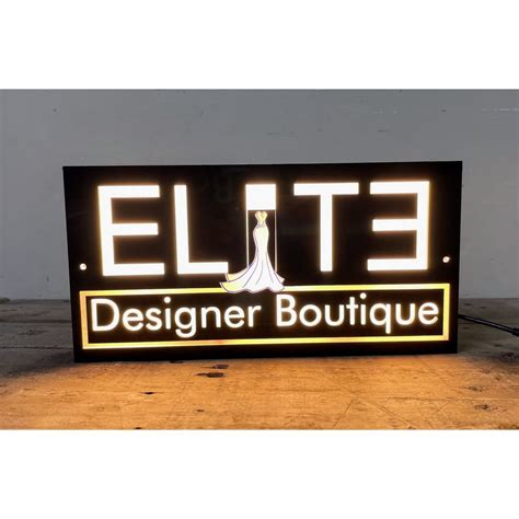 Shop Acrylic Led Name Plate Customizable Waterproof