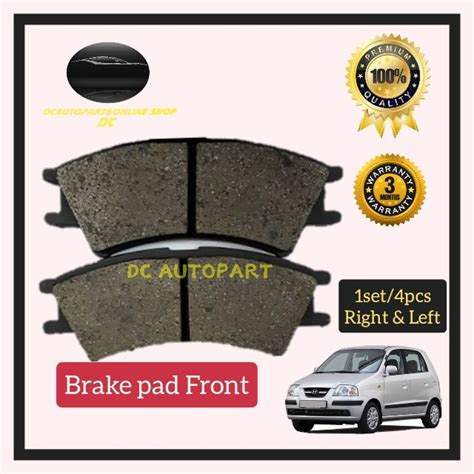 Hyundai Atos Prima Front Brake Pad Set Right Left Shopee