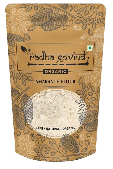 Radha Govind Organic Amaranth Flour Rajgira Flour Ramdan Whole