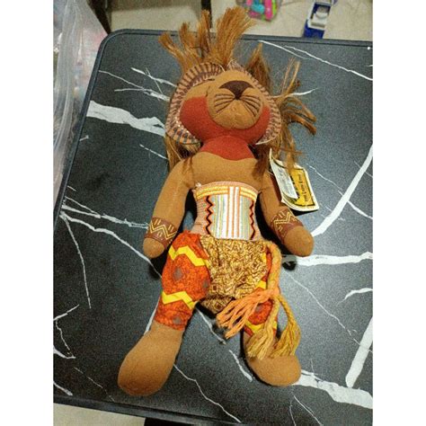 Walt Disney Lion King Simba With Mohawk Native Plush Doll Toy Shopee