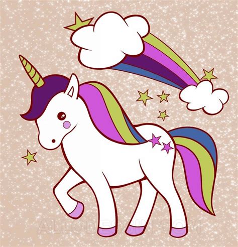 Comment Dessiner Une Licorne Facile Allodessin Dessin Licorne