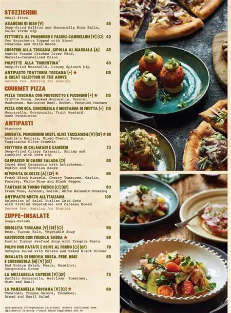 Trattoria Toscana Menu, Menu for Trattoria Toscana, Madinat Jumeirah ...