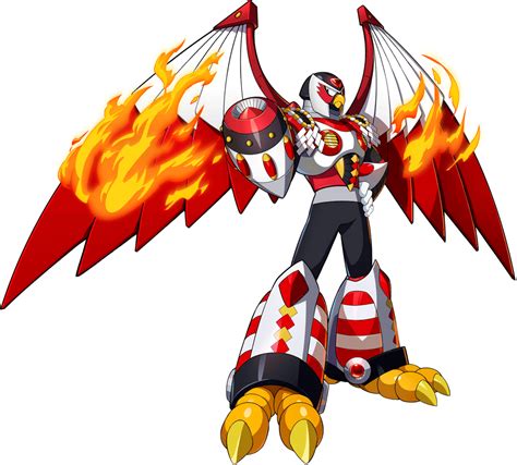 Mega Man X Dive Boss Flaming Storm Eagle By Darthvader1754 On Deviantart