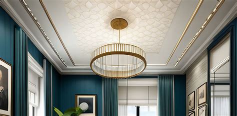 Modern Ceiling Design With Wallpaper Beautiful Homes