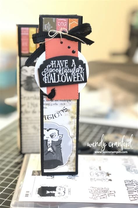 A Tall & Skinny Box with Spooktacular Bash Bundle | Luvin Stampin