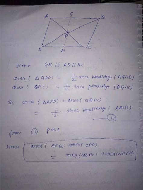 In Fig P Is A Point In The Interior Of A Parallelogram ABCD Show