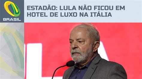 Hotel na Itália onde Lula ficou tem diárias de até 2 5 mil e não de R