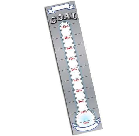 Buy Goal Thermometer And Fundraising Donation 11 X48 Premium Goal