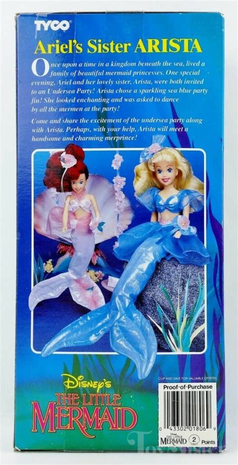 Disney Tyco Little Mermaid Ariels Sister Arista Doll Toy Sisters