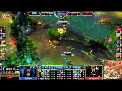 Team Dignitas Vs Team Coast DIG Vs CST 2014 NA LCS Spring Split