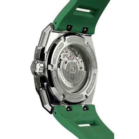 Dwiss M3s Automatic White Dial Mens Watch M3s Green Rubber